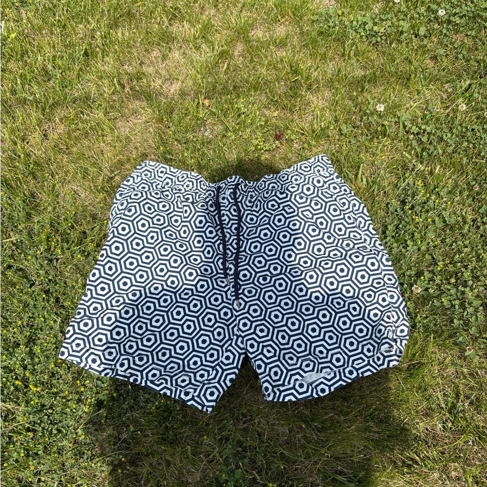 Geometric Black and White Women's Shorts